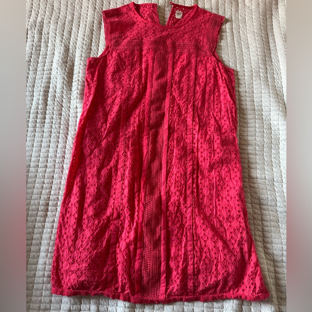 GAP Red Lace Detail dress